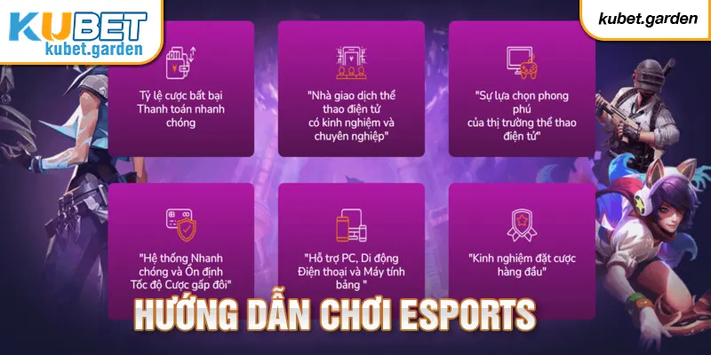 Khám phá những nét nổi bật của Esports trên Kubet