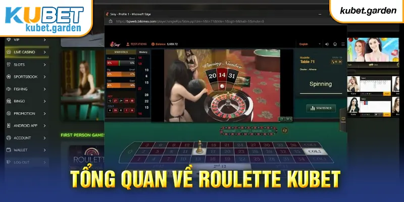 Thông tin tổng quan về Roulette Kubet